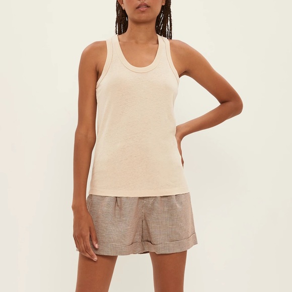 Frank & Oak Hemp tank top in beige - Picture 5 of 5